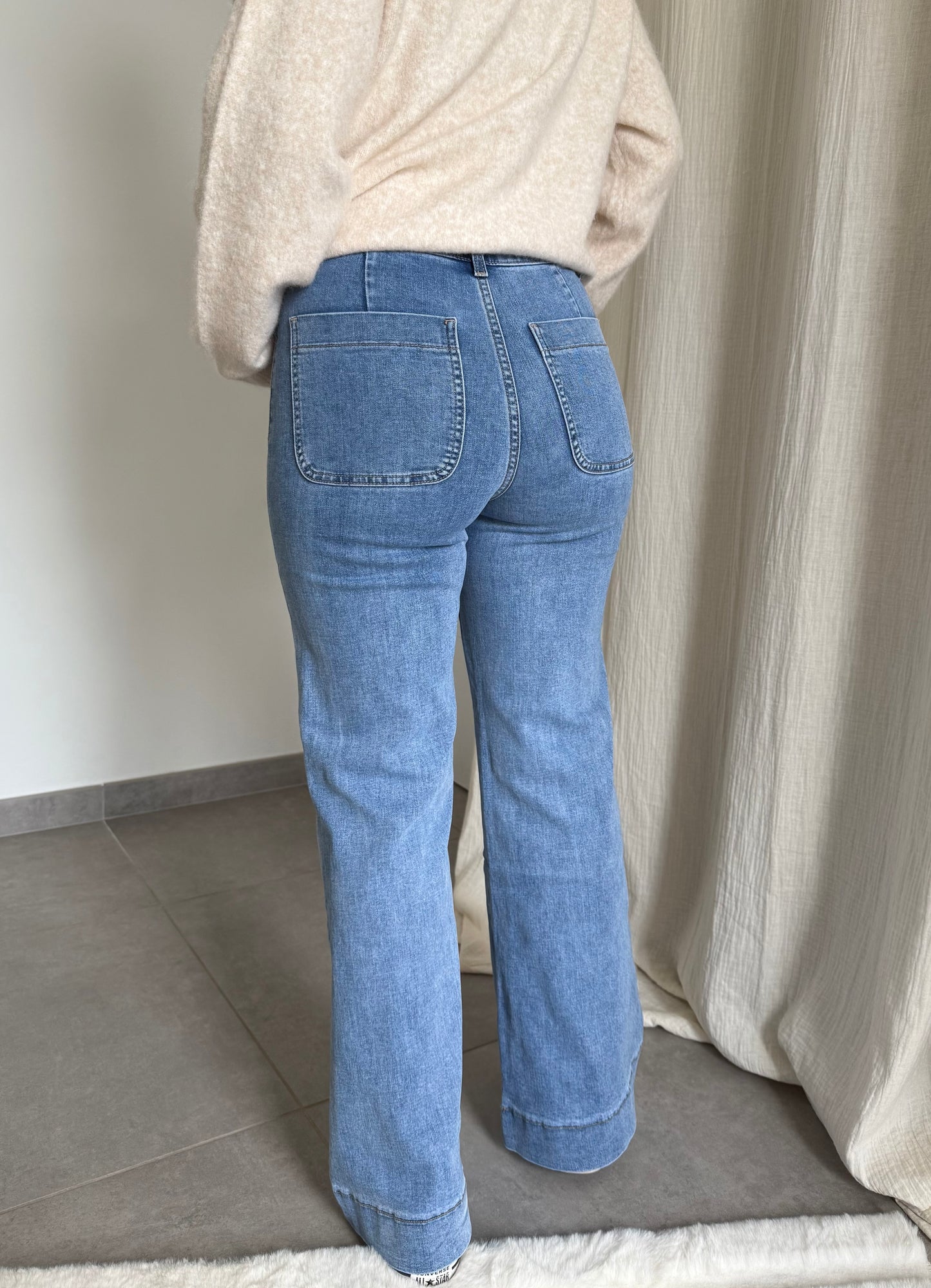 Jean flare CHARLIE bleu clair