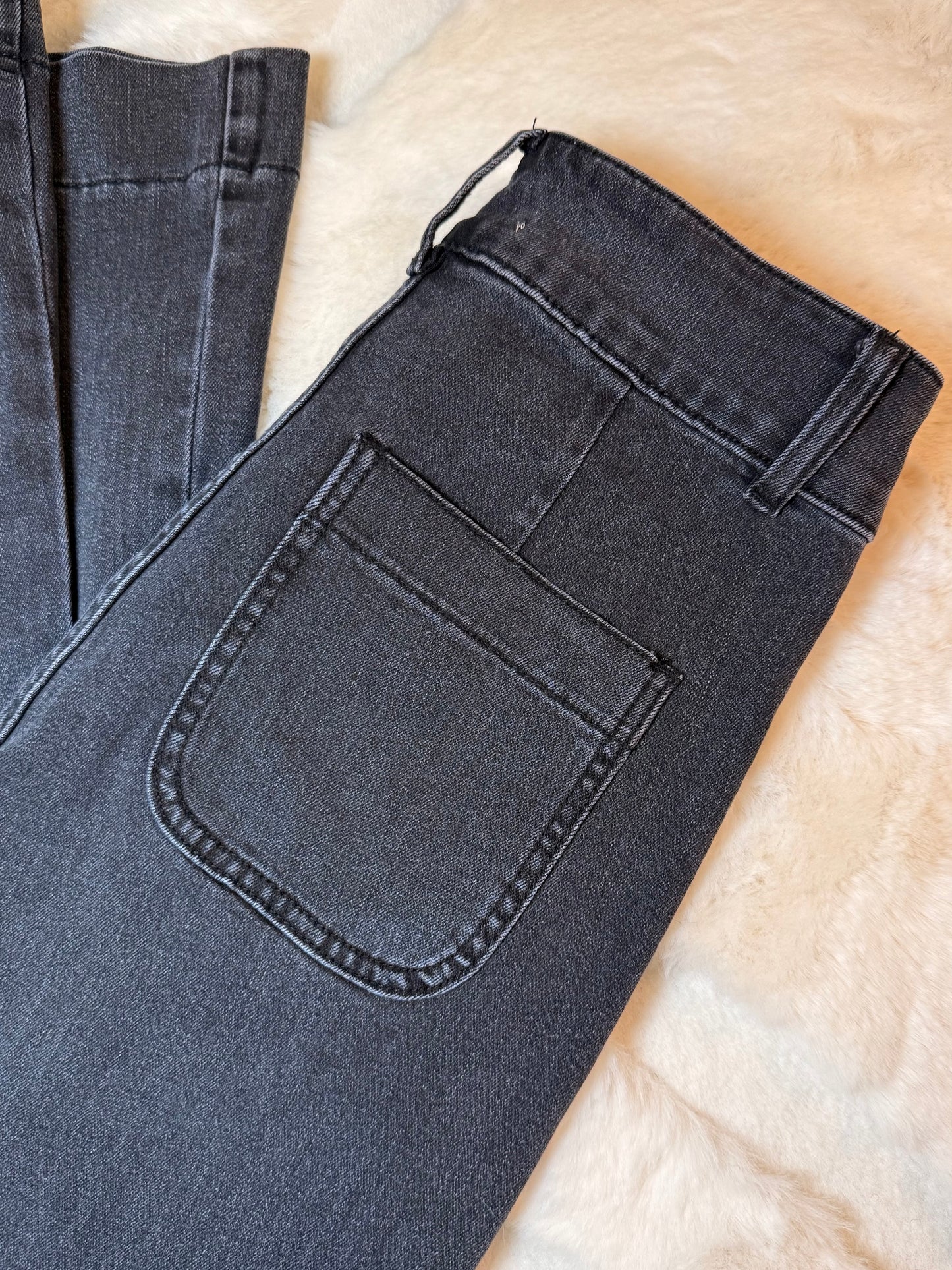 Jeans flare ELLA gris