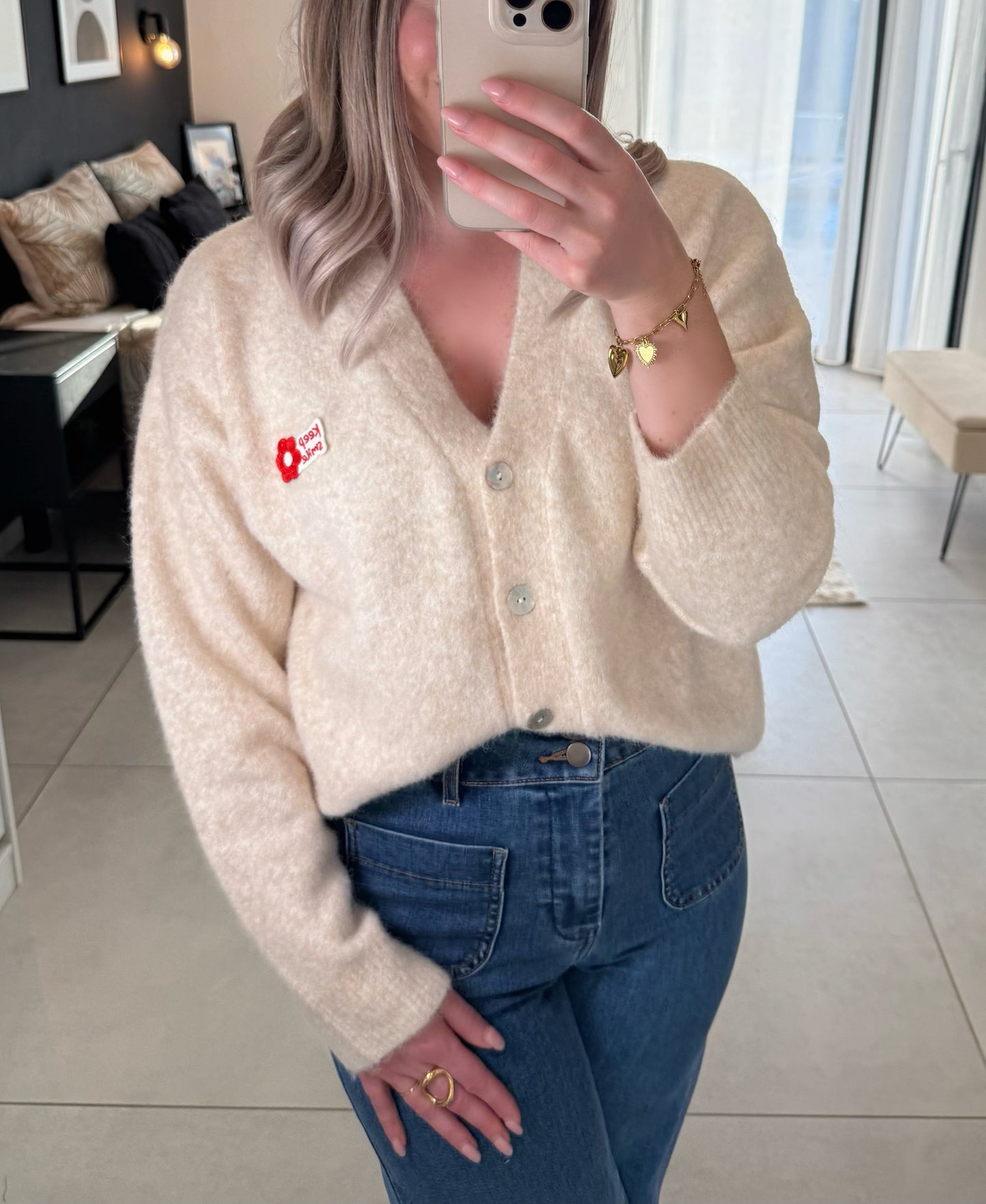 Gilet ELODIE beige
