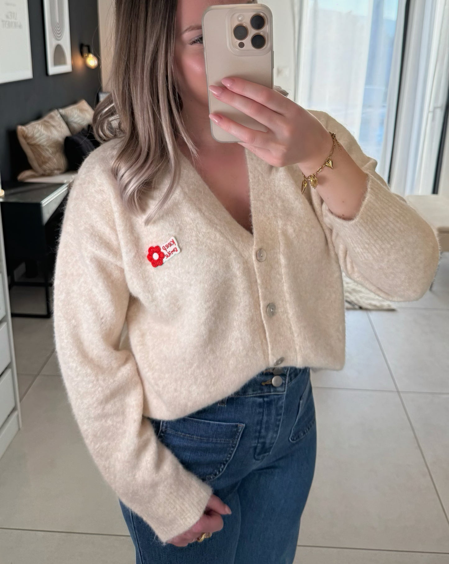 Gilet ELODIE beige