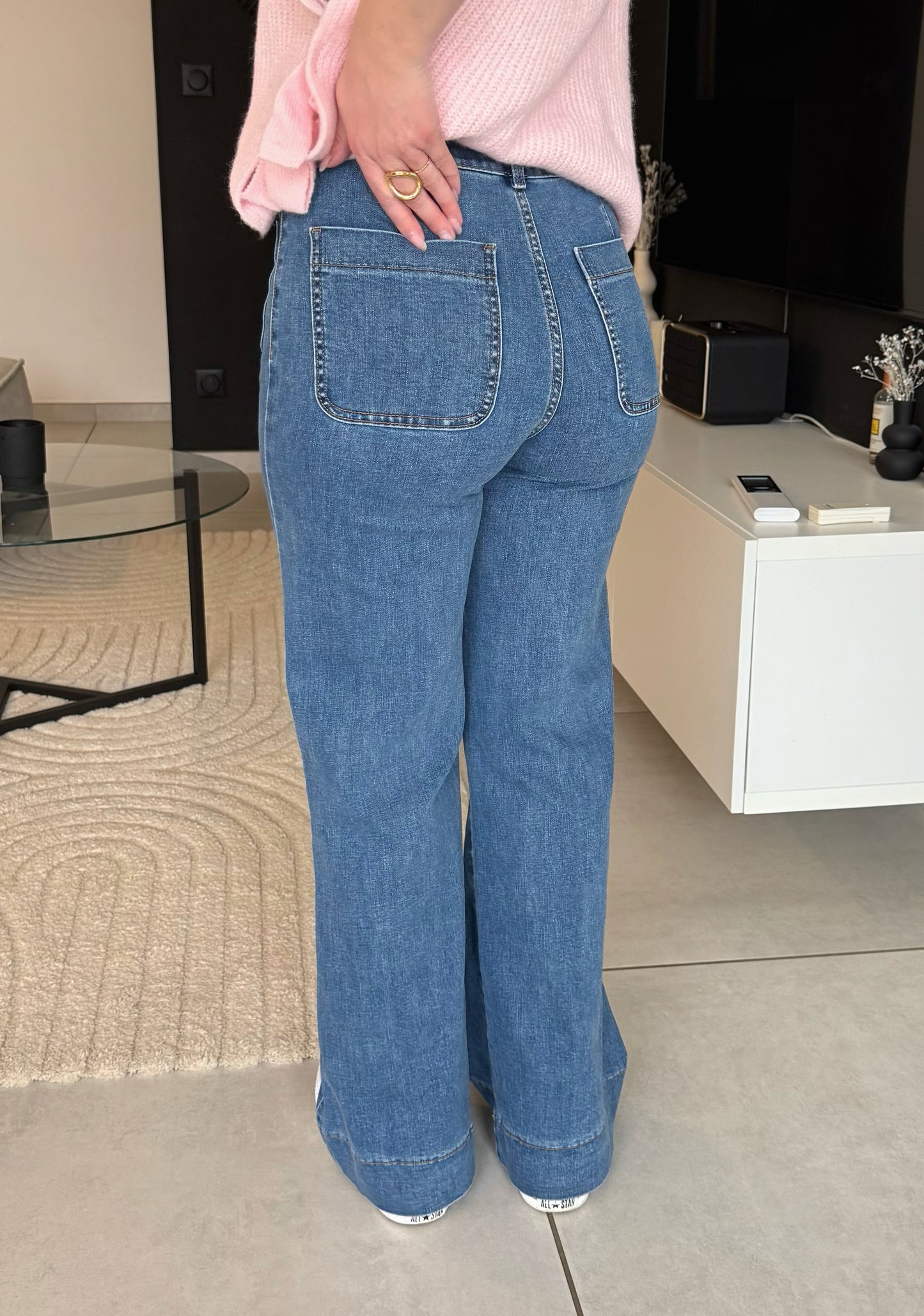 Jean flare CHARLIE bleu (petite)