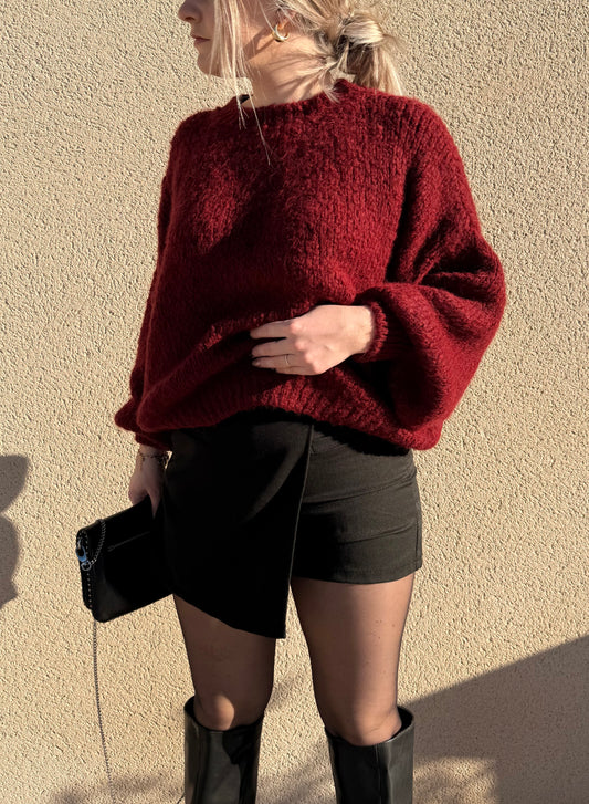 Jupe short LEONIE noire