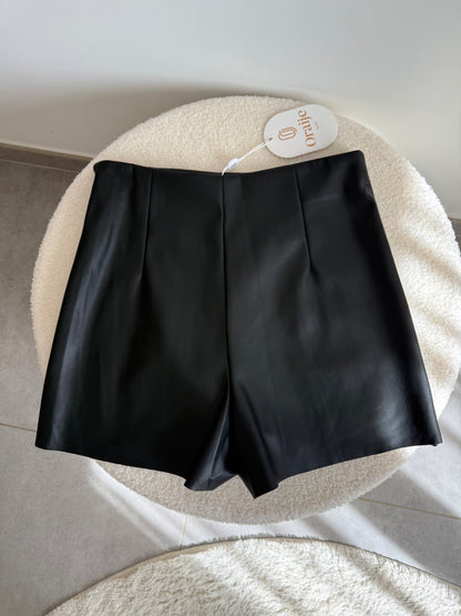 Jupe-short similicuir LISA