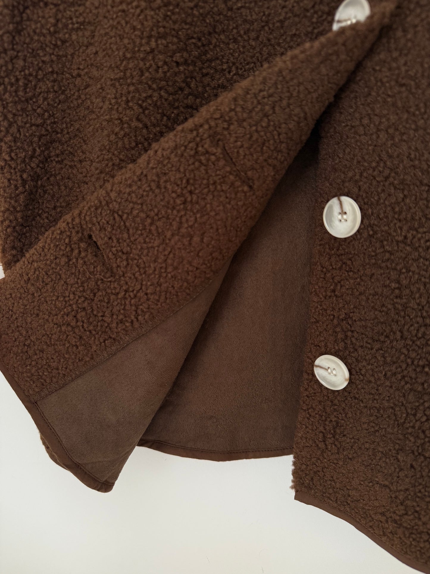 Veste TEDDY chocolat