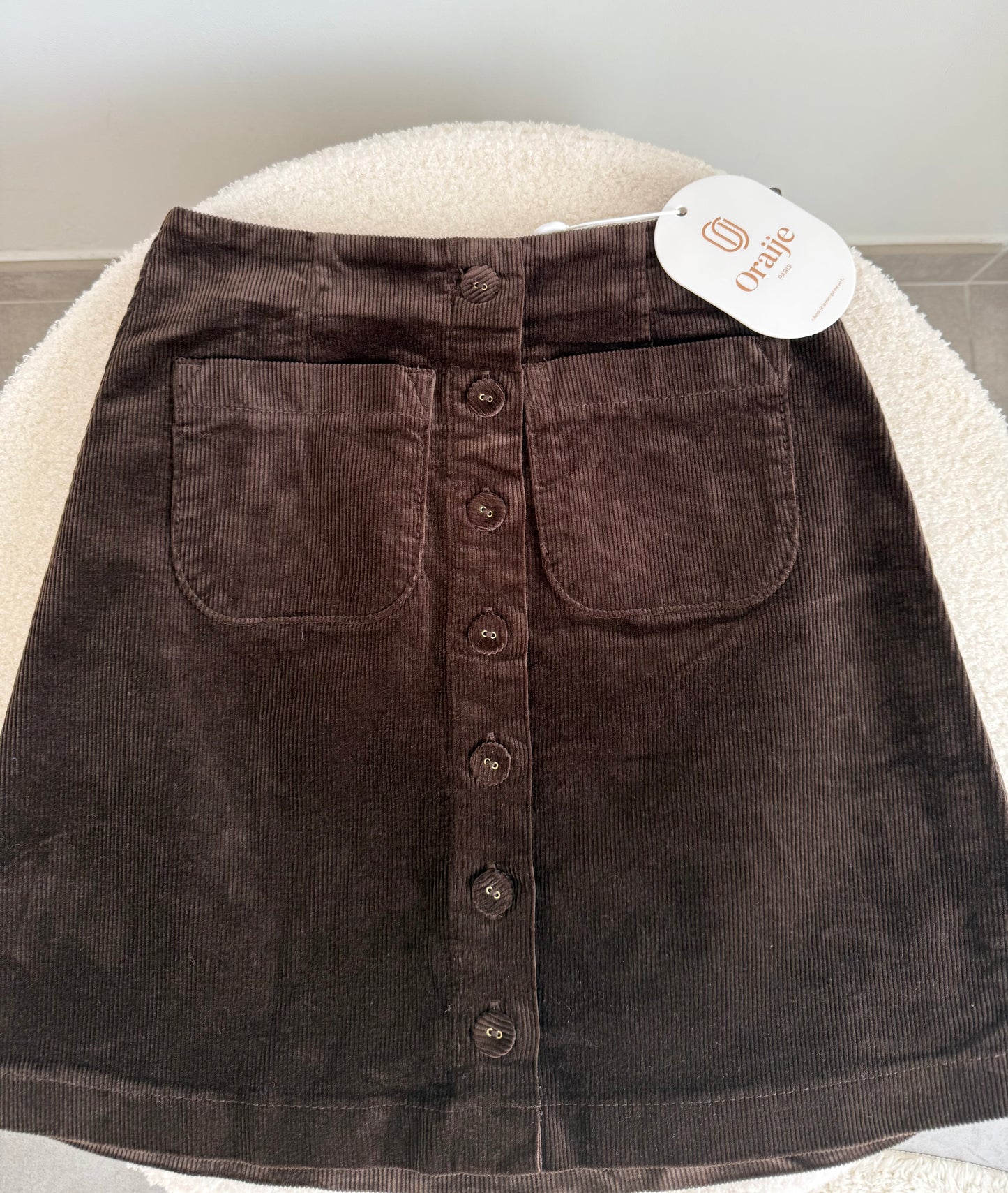 Jupe velours côtelé COLETTE